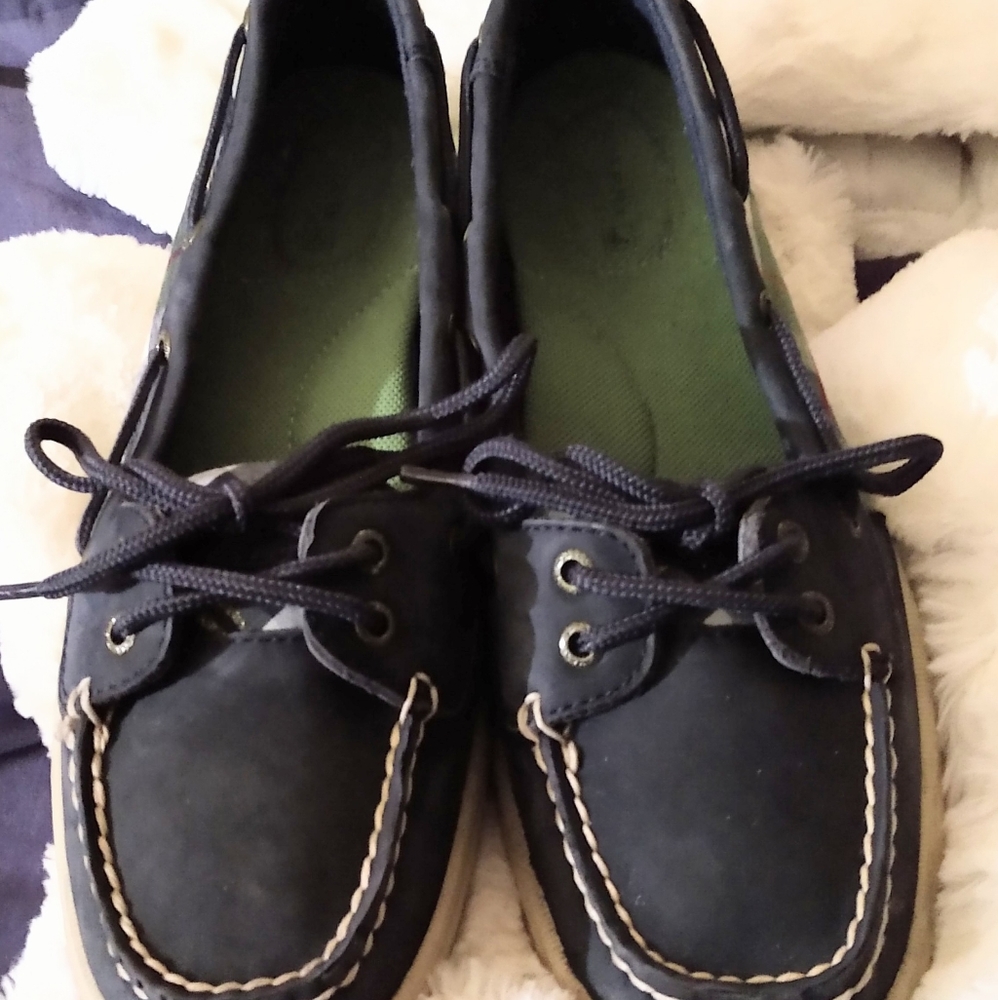 Sperry Top-Sider Angelfish Plaid Women's Boat  Shoes